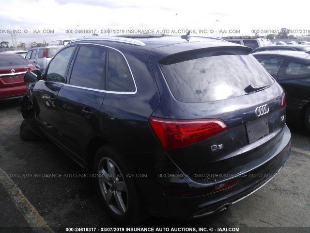 WA1DKAFP1CA135759 - 2012 AUDI Q5 PREMIUM PLUS BLUE photo 3