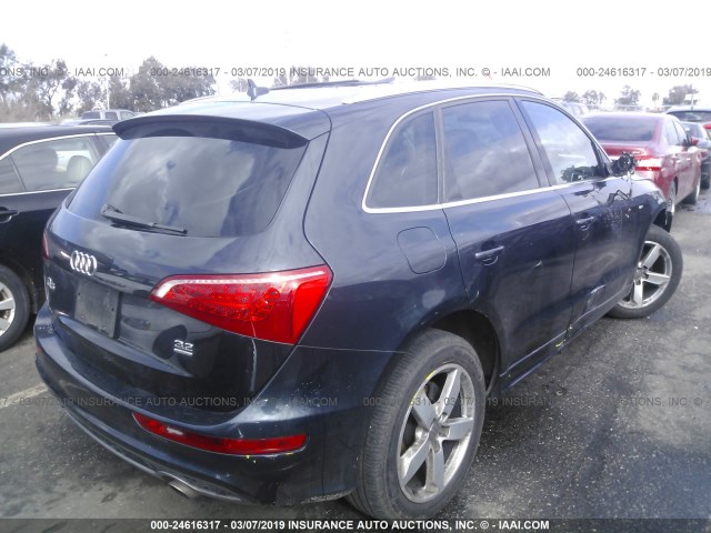 WA1DKAFP1CA135759 - 2012 AUDI Q5 PREMIUM PLUS BLUE photo 4