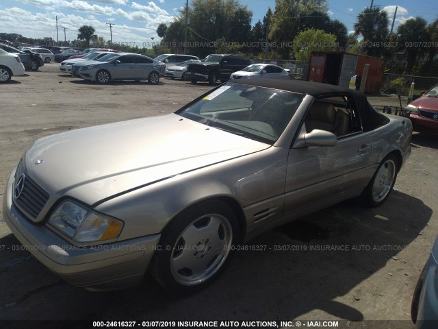 WDBFA68F5XF179709 - 1999 MERCEDES-BENZ SL 500 Champagne photo 2