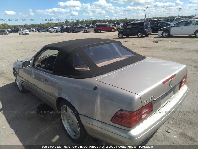 WDBFA68F5XF179709 - 1999 MERCEDES-BENZ SL 500 Champagne photo 3