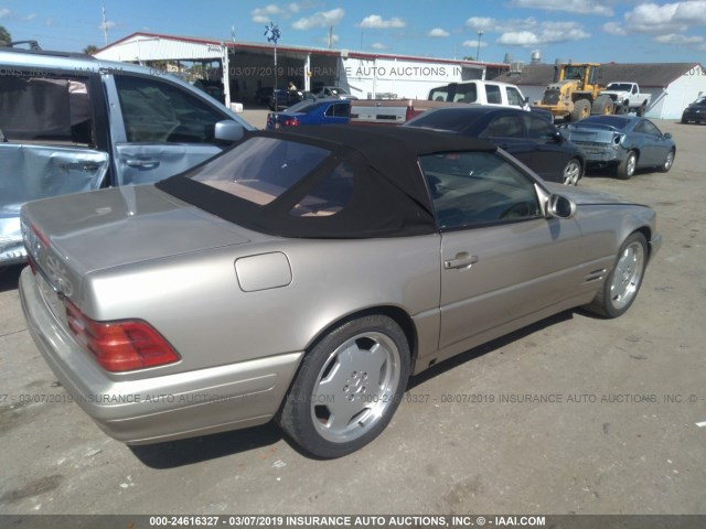 WDBFA68F5XF179709 - 1999 MERCEDES-BENZ SL 500 Champagne photo 4