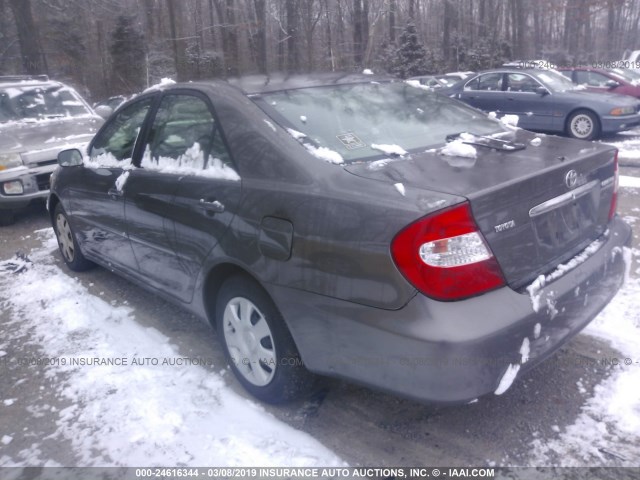 4T1BE32K44U909444 - 2004 TOYOTA CAMRY LE/XLE/SE GRAY photo 3