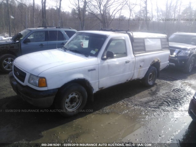 1FTYR10U63TA09211 - 2003 FORD RANGER WHITE photo 2