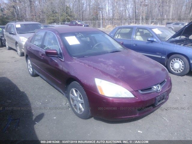 1HGCM66374A057982 - 2004 HONDA ACCORD LX RED photo 1