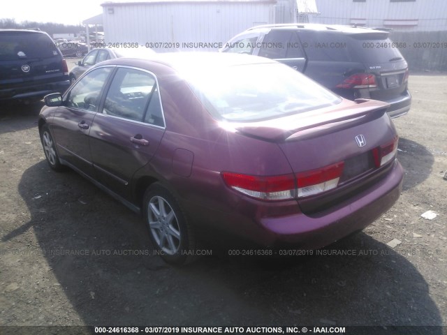 1HGCM66374A057982 - 2004 HONDA ACCORD LX RED photo 3