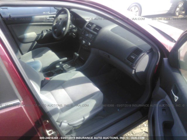 1HGCM66374A057982 - 2004 HONDA ACCORD LX RED photo 5