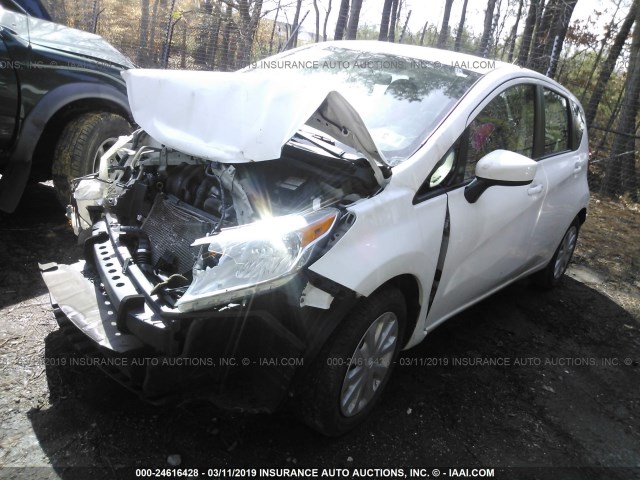 3N1CE2CPXFL419698 - 2015 NISSAN VERSA NOTE S/S PLUS/SV/SL/SR WHITE photo 2