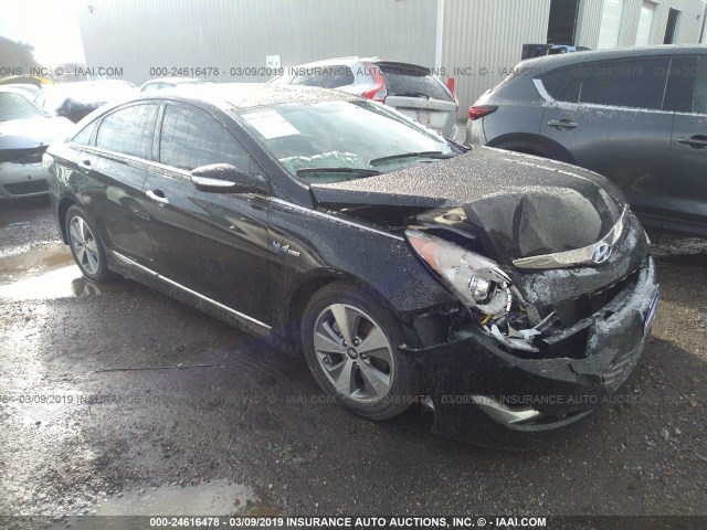 KMHEC4A48CA023350 - 2012 HYUNDAI SONATA HYBRID BLACK photo 1