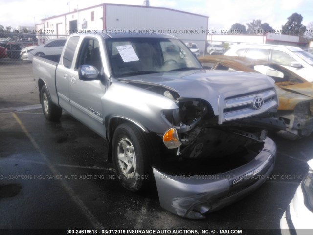 5TBRU34126S478595 - 2006 TOYOTA TUNDRA ACCESS CAB SR5 GRAY photo 1