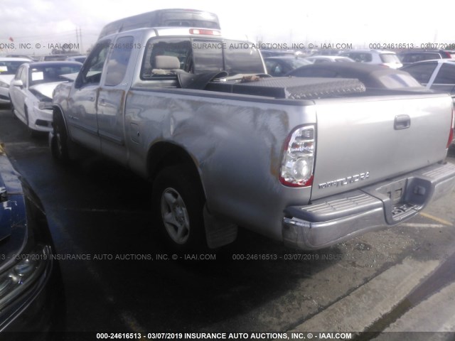 5TBRU34126S478595 - 2006 TOYOTA TUNDRA ACCESS CAB SR5 GRAY photo 3