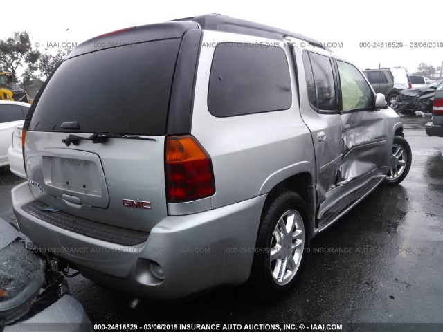 1GKES66M066163187 - 2006 GMC ENVOY DENALI XL SILVER photo 4