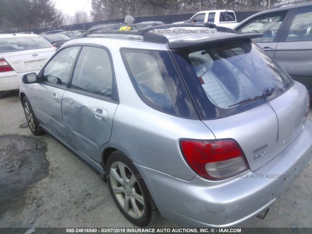 JF1GG29662G821245 - 2002 SUBARU IMPREZA WRX SILVER photo 3