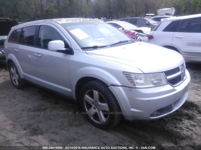 3D4GH57V09T598034 - 2009 DODGE JOURNEY SXT SILVER photo 1