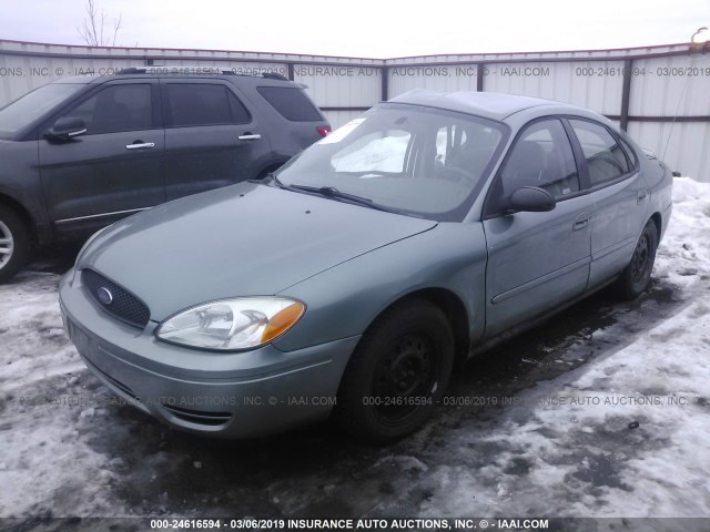 1FAFP53U27A206254 - 2007 FORD TAURUS SE Light Blue photo 2