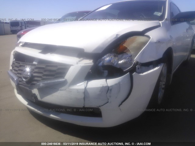 1N4AL24E58C179049 - 2008 NISSAN ALTIMA 2.5S WHITE photo 6