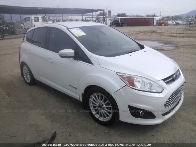 1FADP5BU5EL506929 - 2014 FORD C-MAX SEL WHITE photo 1