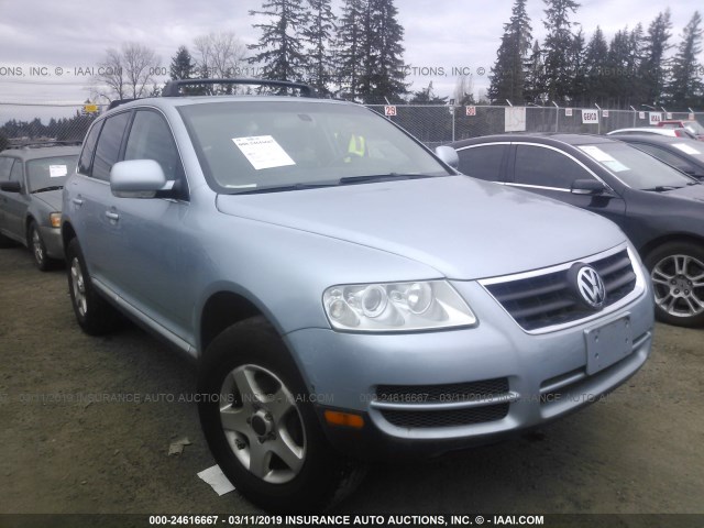 WVGBC67L14D008668 - 2004 VOLKSWAGEN TOUAREG 3.2 BLUE photo 1