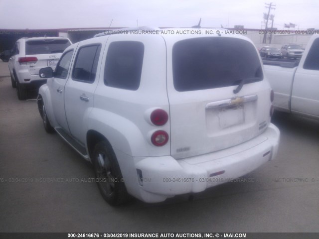 3GNCA23B89S509978 - 2009 CHEVROLET HHR LT WHITE photo 3