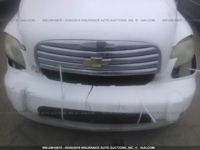 3GNCA23B89S509978 - 2009 CHEVROLET HHR LT WHITE photo 6