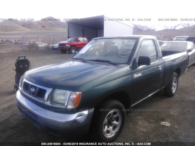 1N6DD21S2YC426541 - 2000 NISSAN FRONTIER XE GREEN photo 2