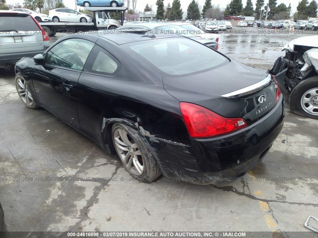 JNKCV64E39M606971 - 2009 INFINITI G37 JOURNEY/SPORT BLACK photo 3