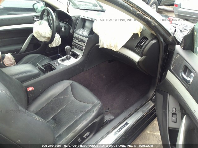 JNKCV64E39M606971 - 2009 INFINITI G37 JOURNEY/SPORT BLACK photo 5