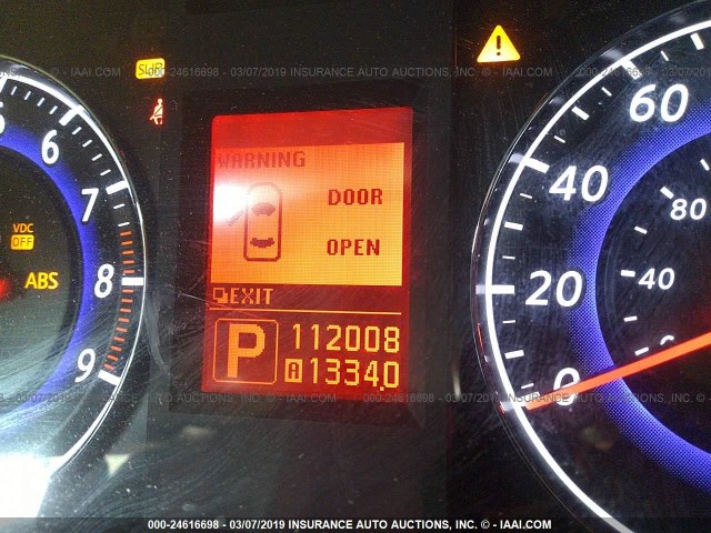 JNKCV64E39M606971 - 2009 INFINITI G37 JOURNEY/SPORT BLACK photo 7