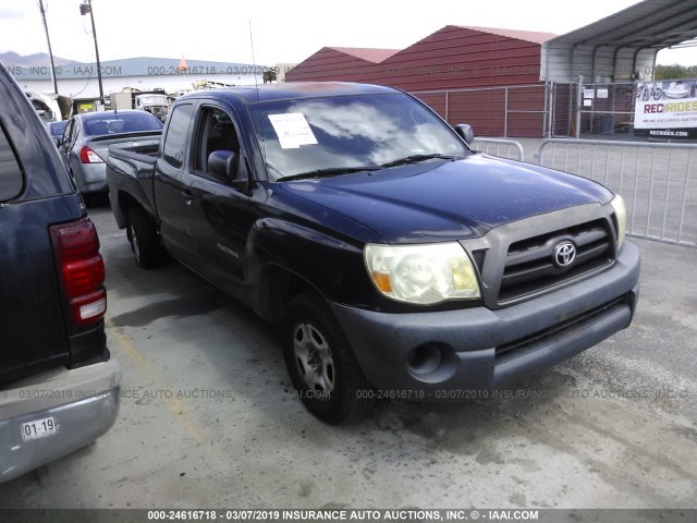 5TETX22N97Z391611 - 2007 TOYOTA TACOMA ACCESS CAB შავი ფოტო 1