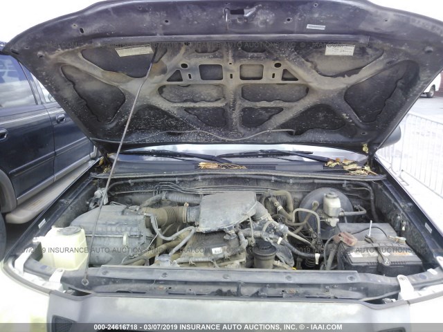 5TETX22N97Z391611 - 2007 TOYOTA TACOMA ACCESS CAB შავი ფოტო 10