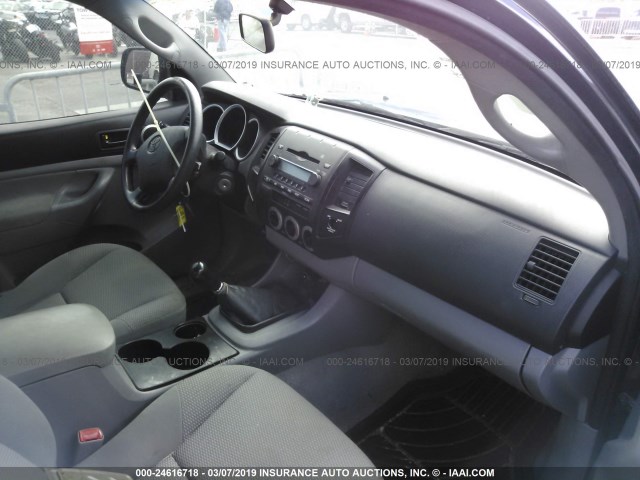 5TETX22N97Z391611 - 2007 TOYOTA TACOMA ACCESS CAB შავი ფოტო 5