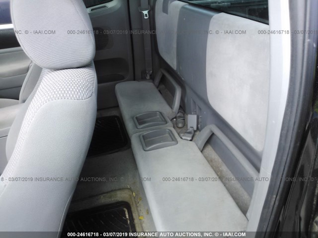 5TETX22N97Z391611 - 2007 TOYOTA TACOMA ACCESS CAB შავი ფოტო 8