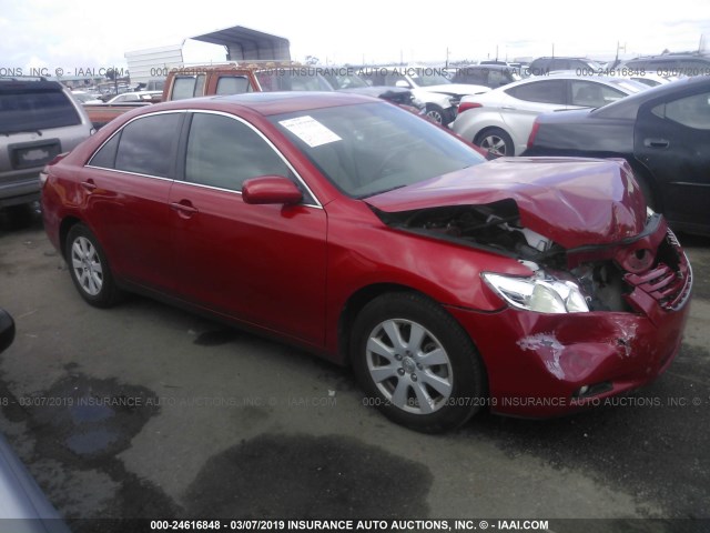 4T1BK46K88U071160 - 2008 TOYOTA CAMRY LE/XLE/SE RED photo 1