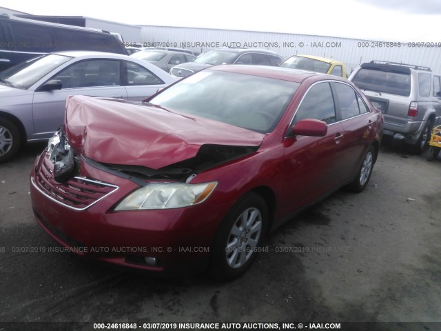 4T1BK46K88U071160 - 2008 TOYOTA CAMRY LE/XLE/SE RED photo 2