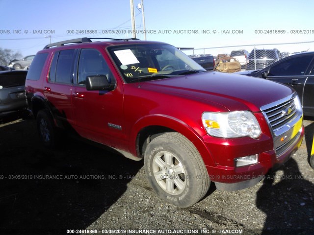 1FMEU63E78UA39558 - 2008 FORD EXPLORER XLT RED photo 1