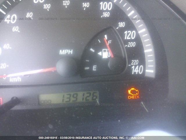 JTDBE30K820074458 - 2002 TOYOTA CAMRY LE/XLE/SE BLACK photo 7