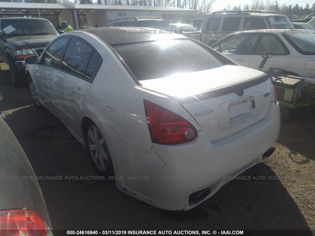 1N4BA41E84C895349 - 2004 NISSAN MAXIMA SE/SL WHITE photo 3