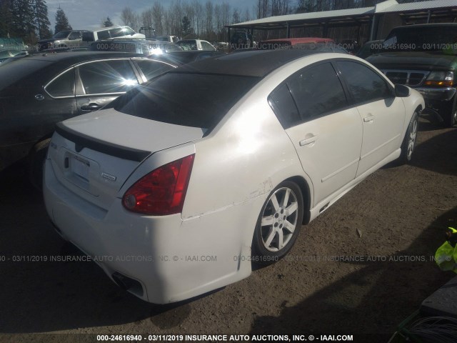 1N4BA41E84C895349 - 2004 NISSAN MAXIMA SE/SL WHITE photo 4