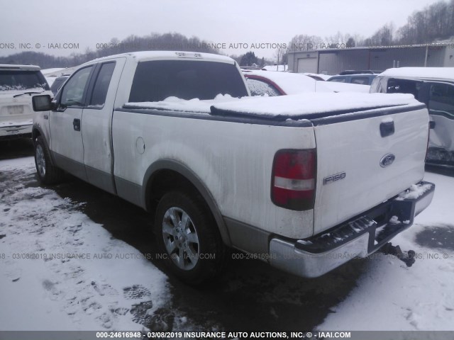 1FTPX12564NB59381 - 2004 FORD F150 WHITE photo 3