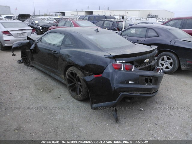 2G1FZ1EP8D9806636 - 2013 CHEVROLET CAMARO ZL1 BLACK photo 3