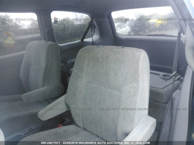 4T3ZF13C7WU026911 - 1998 TOYOTA SIENNA LE/XLE Light Blue photo 8