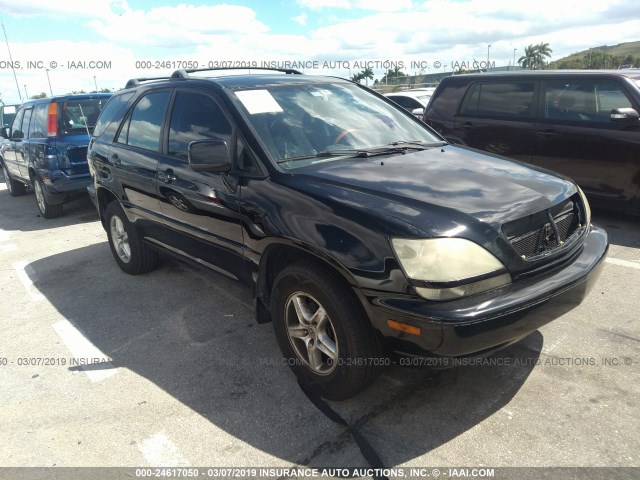 JTJGF10U410084182 - 2001 LEXUS RX 300 BLACK photo 1