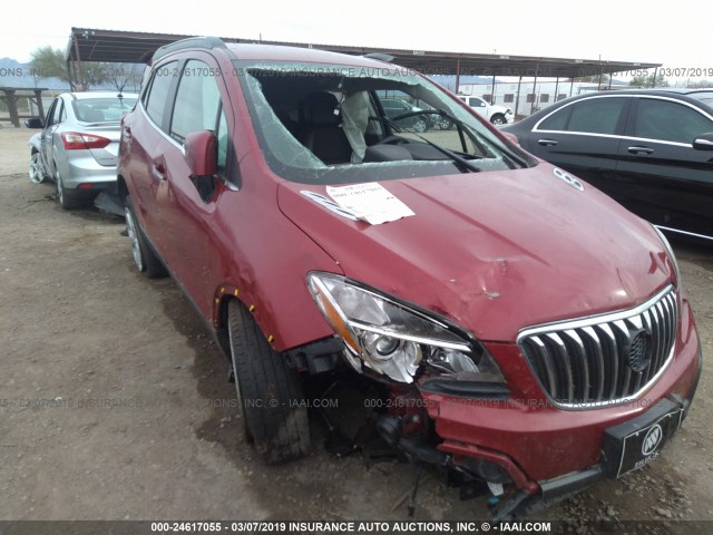 KL4CJBSB9FB040122 - 2015 BUICK ENCORE CONVENIENCE RED photo 6