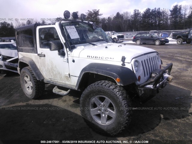 1C4HJWCG8CL283844 - 2012 JEEP WRANGLER RUBICON WHITE photo 1