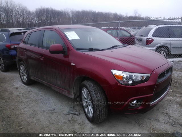 JA4AR4AU6BZ015601 - 2011 MITSUBISHI OUTLANDER SPORT SE RED photo 1