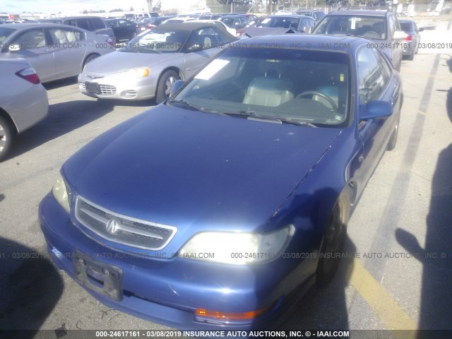 19UYA225XVL800638 - 1997 ACURA 3.0CL BLUE photo 2