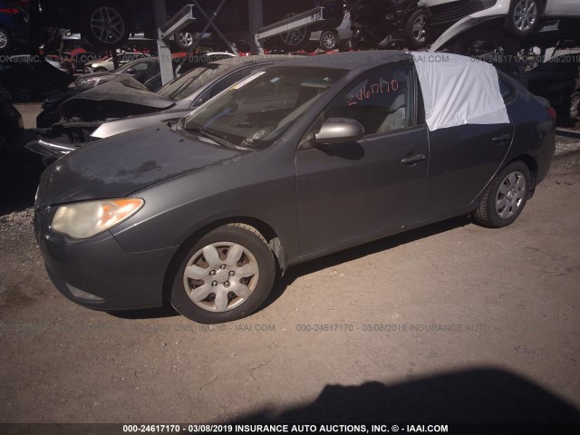 KMHDU46D17U201668 - 2007 HYUNDAI ELANTRA GLS/SE/LIMITED GRAY photo 2