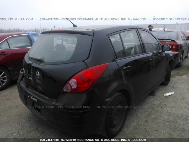 3N1BC13E29L454881 - 2009 NISSAN VERSA S/SL BLACK photo 4