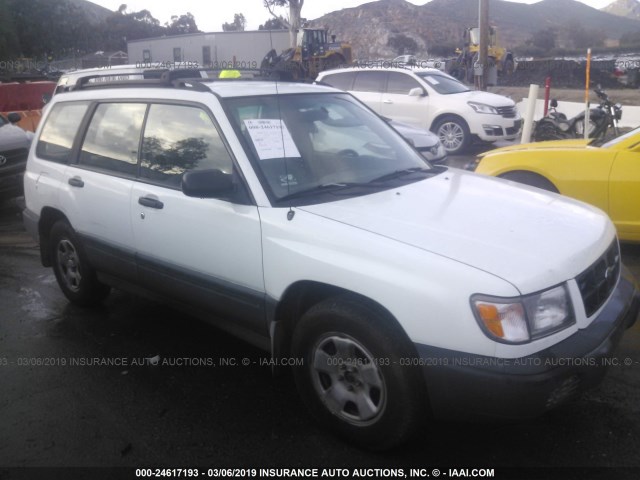 JF1SF6359XH742903 - 1999 SUBARU FORESTER L WHITE photo 1