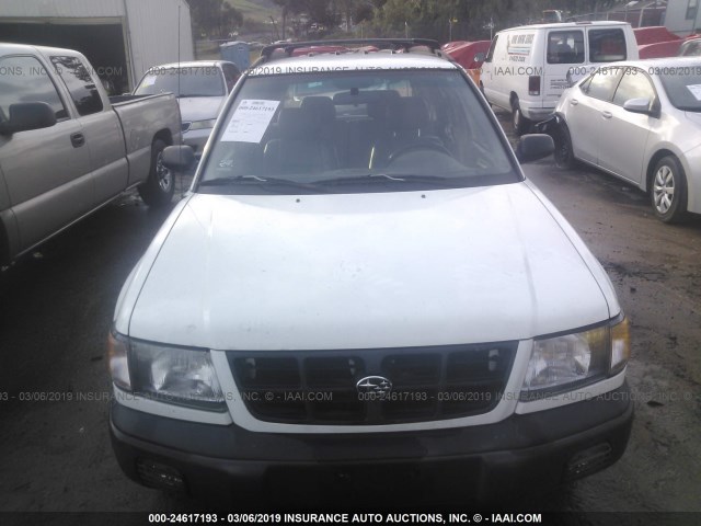 JF1SF6359XH742903 - 1999 SUBARU FORESTER L WHITE photo 6