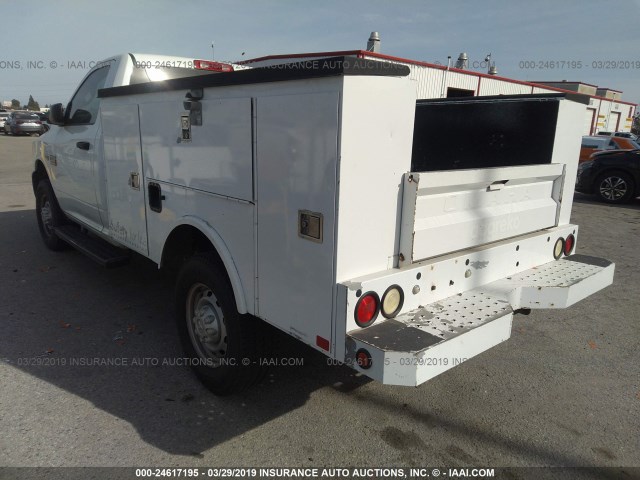 3C7WD5AT3CG318976 - 2012 DODGE RAM 2500 ST WHITE photo 3